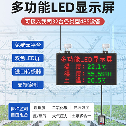 大棚温湿度Led屏